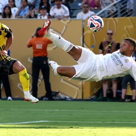 Real Madrid’s Kylian Mbappe makes Club World Cup debut, but young Gonzalo Garcia is the one stealing the show