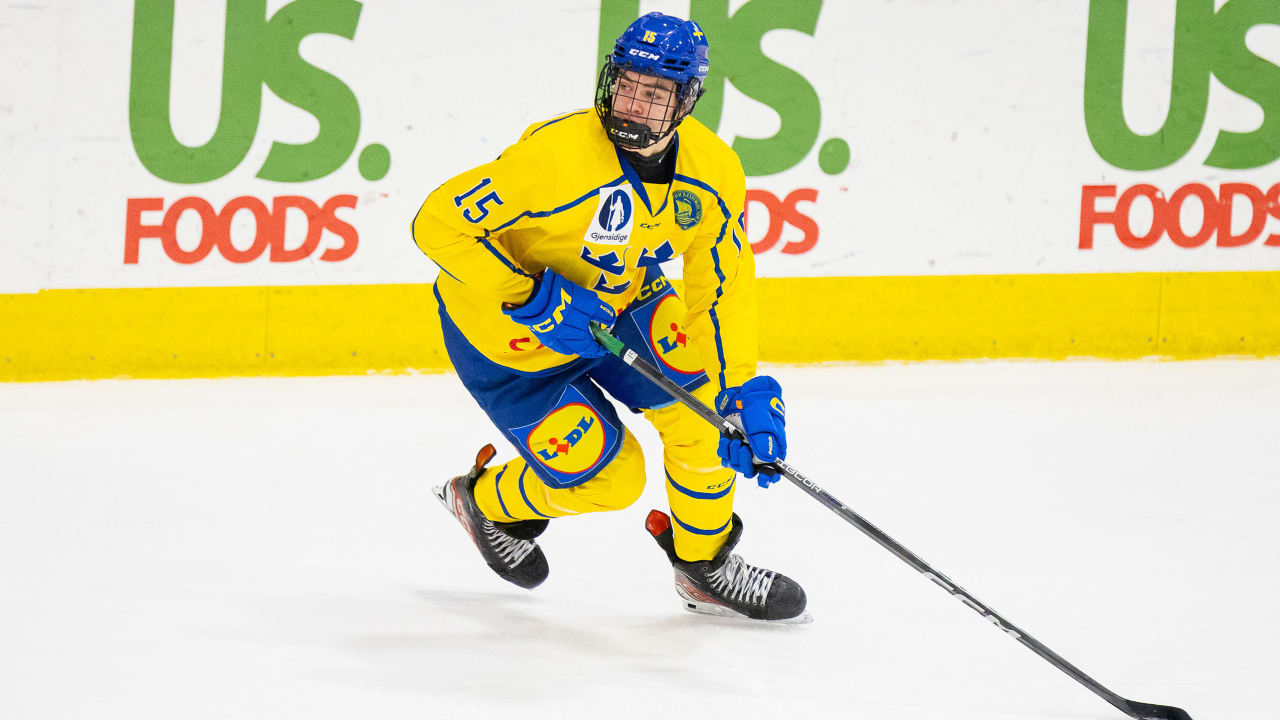Preview Blackhawks Secure Top Prospect Anton Frondell with Entry-Level Deal