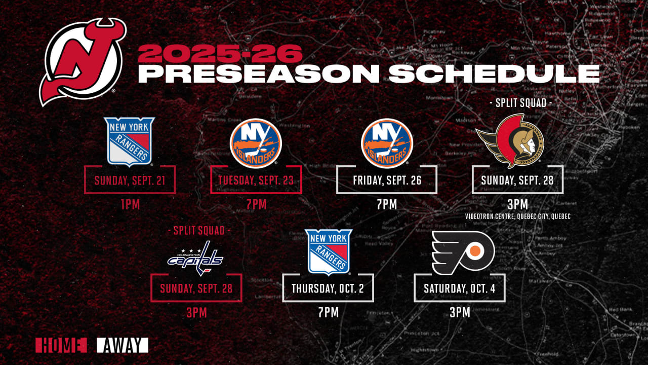 Preview NHL Reveals Comprehensive 2025-26 Pre-Season Schedule