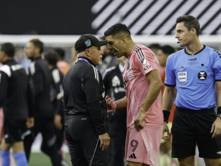 Luis Suarez Suspended Six Games in Leagues Cup for Spitting Incident