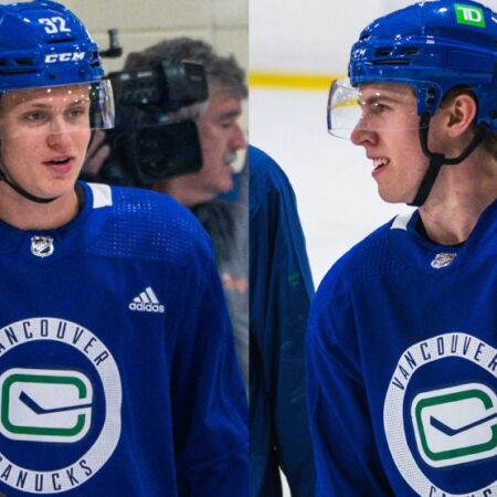Young Defencemen Tom Willander, Elias Pettersson Aim to Stick with Canucks