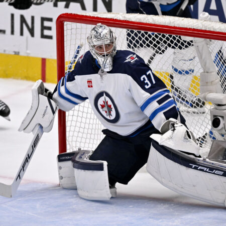 Jets’ Connor Hellebuyck Looks Back at Stellar Season, Playoff Disappointment