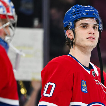 Slafkovsky`s bid for better start begins with urgency at Canadiens training camp