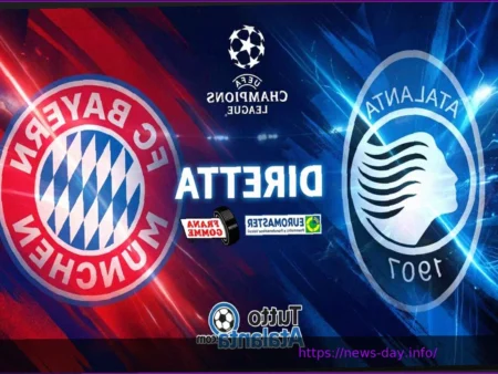 Champions League Live: Atalanta vs. Bayern Munich – Round of 16 First Leg