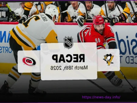 Ураганы обыграли Пингвинов в рекордном камбэке | Обзор НХЛ 18 марта 2026