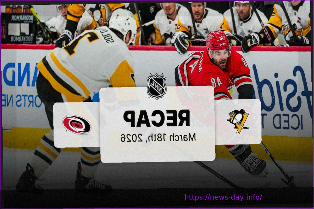 Preview Ураганы обыграли Пингвинов в рекордном камбэке | Обзор НХЛ 18 марта 2026