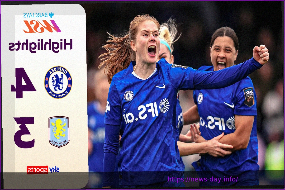 Preview Chelsea Edge Out Aston Villa in Seven-Goal Thriller, Keeping Title Dreams Alive!