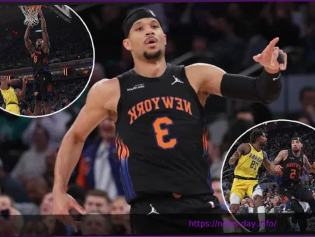 Джош Харт демонстрирует великолепную игру, выводя “Никс” без Брансона вперед в матче против “Пэйсерс”