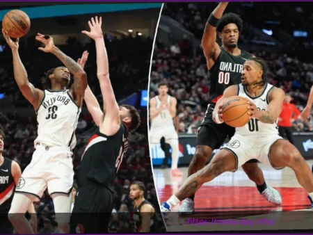 Trail Blazers Dominate Nets in 134-99 Blowout, Handing Brooklyn Eighth Consecutive Loss