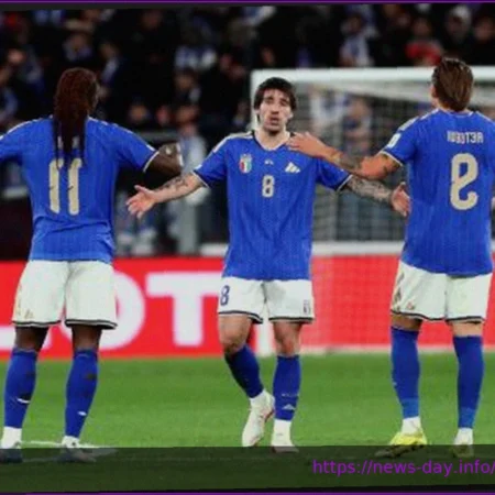 Italy Secures 2-0 Victory Against Northern Ireland with Goals from Tonali and Kean