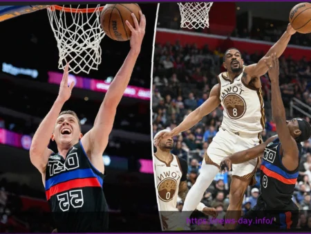 Warriors’ Woes Continue: Porzingis Injury and 26 Turnovers Lead to Blowout Loss Against Pistons