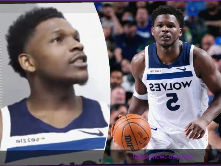 Anthony Edwards’ Candid Bathroom Break Confession Rocks NBA Game Start