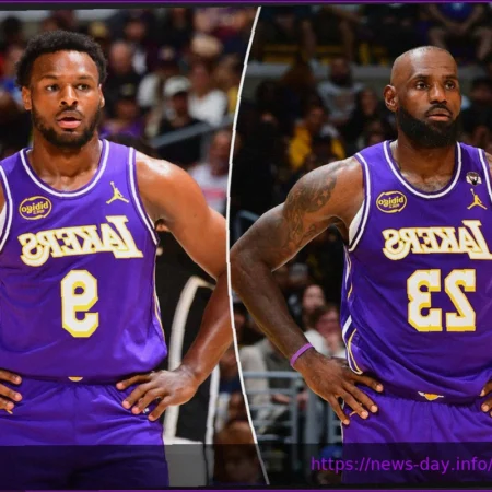 LeBron James Makes NBA History with First Father-Son Assist to Bronny