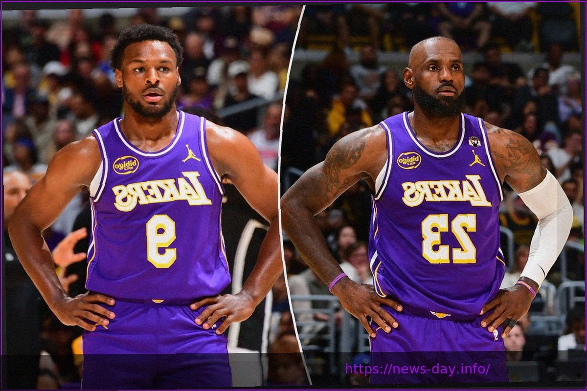 Preview LeBron James Makes NBA History with First Father-Son Assist to Bronny