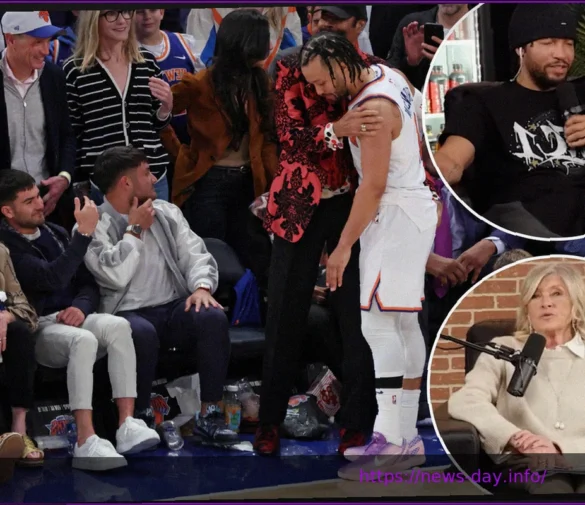 Джален Брансон и Марта Стюарт: неловкая встреча после инцидента с ногой на плей-офф