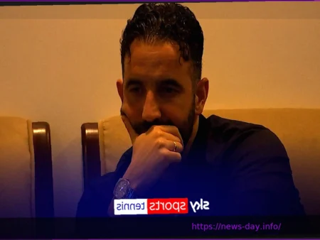 ‘Oh, It’s Amorim!’ 👀 Sporting CP Boss Spotted Courtside at Qatar Open!