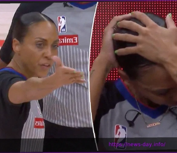 NBA referee fumes after getting injured by camera operator in bizarre scene