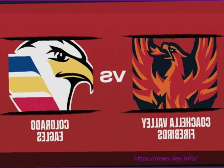 Colorado Eagles Fall in Overtime to Coachella Valley Firebirds