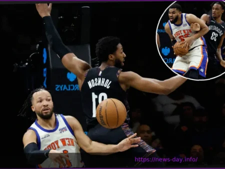 Нью-Йорк Никс: Нелегкая Победа над Борющимися Нетс, Избежав Серьезного Позора