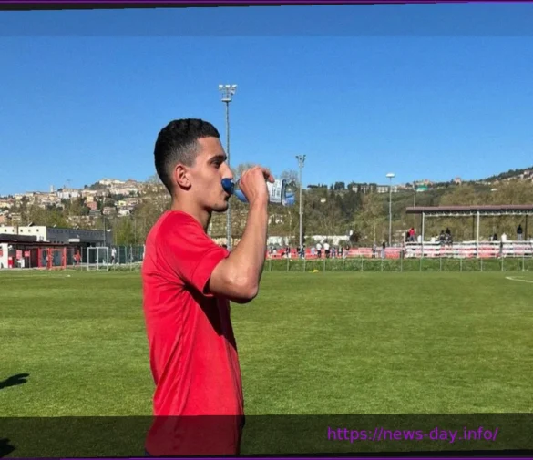 Giovanni Tedesco colpito da Samuel Calvà: il giovane aggregato alla prima squadra del Perugia