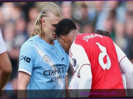 Haaland: If I go down like everyone else, Gabriel gets a red card