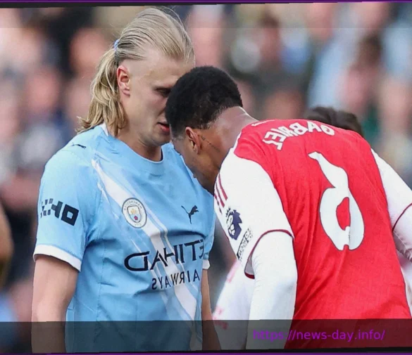 Haaland: If I go down like everyone else, Gabriel gets a red card