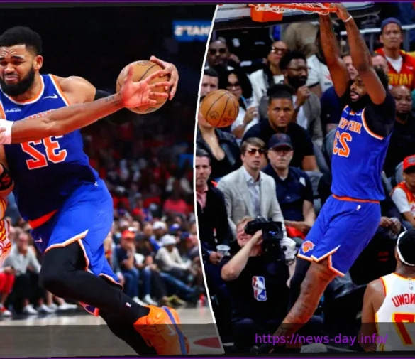 Проблема совместимости Митчелла Робинсона и Карла-Энтони Таунса для Нью-Йорк Никс