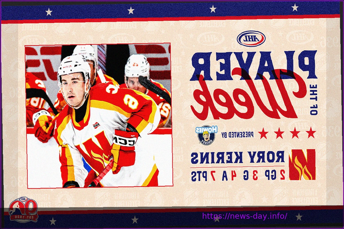 Preview Calgary Wranglers’ Rory Kerins Named AHL Player of the Week