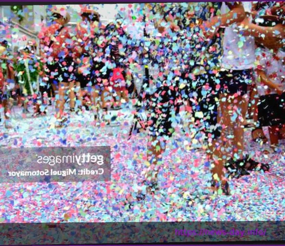 Superclásico ecstasy: 52 tons of confetti set world record