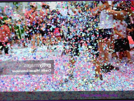 Superclásico ecstasy: 52 tons of confetti set world record