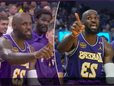 LeBron James’ Stern Warning to Warriors Fans During Lakers Game