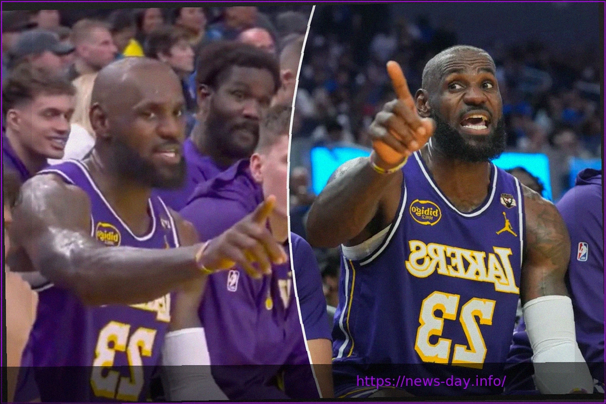 Preview LeBron James’ Stern Warning to Warriors Fans During Lakers Game