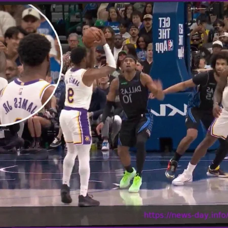 LeBron James Publicly Addresses Son Bronny’s Mistake During Lakers’ Loss to Mavericks