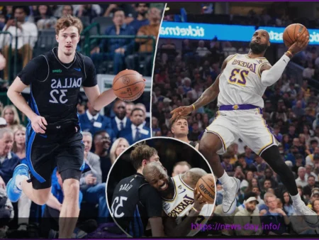 Lakers, Led by LeBron James, Fall to Cooper Flagg’s Mavericks in First Game Without Injured Doncic, Reaves