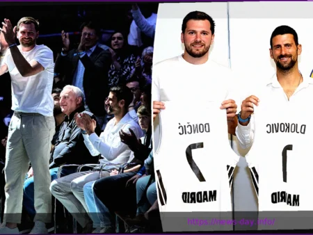 Luka Doncic Spotted in Europe at Real Madrid Basketball Game with Tennis Superstar