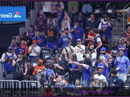 Knicks Fans Continue Road Takeovers in Atlanta: ‘A Cool Sight to See’