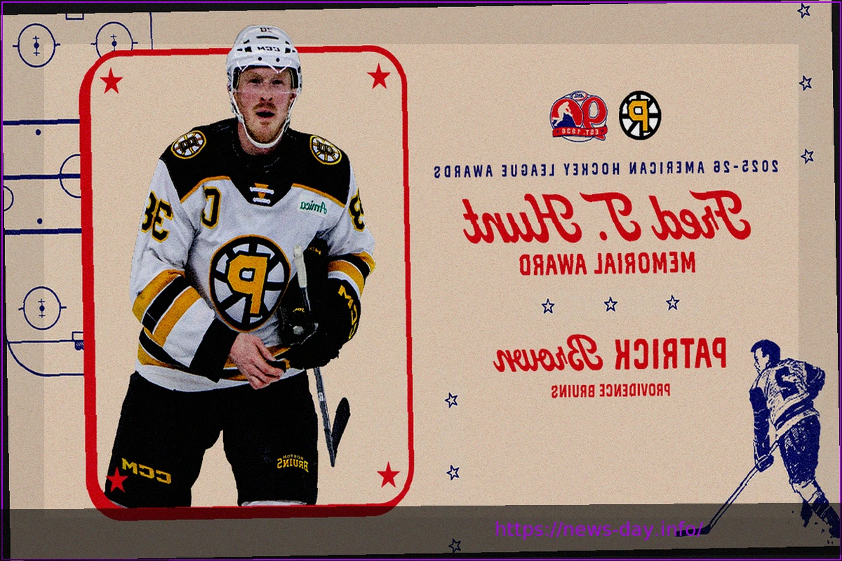 Preview Патрик Браун из Providence Bruins стал обладателем Мемориальной награды Фреда Т. Ханта