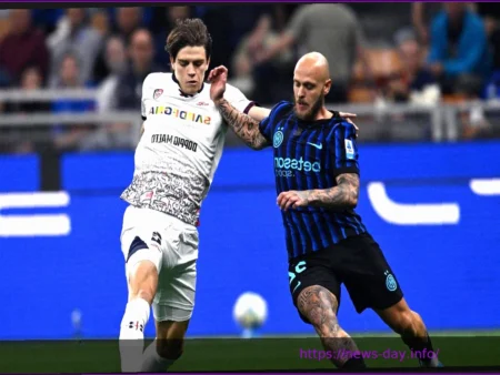 Inter vs Cagliari: Carlos Augusto’s Shot Misses the Mark