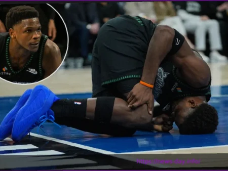 Anthony Edwards out ‘weeks’ with knee injury in brutal Timberwolves playoff blow