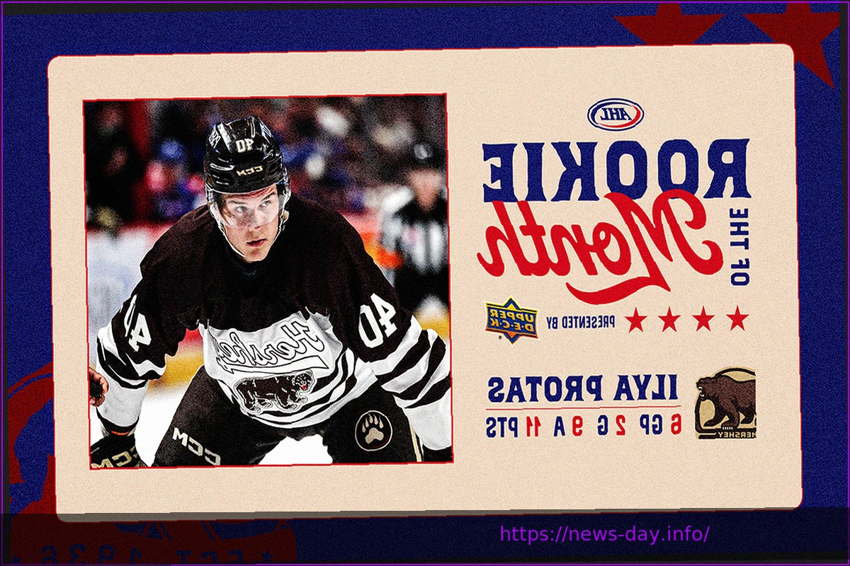 Preview Bears’ Protas Named AHL Rookie of the Month for April