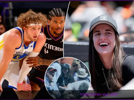 Caitlin Clark Seen Chatting with Warriors’ Brandin Podziemski at Giants Game