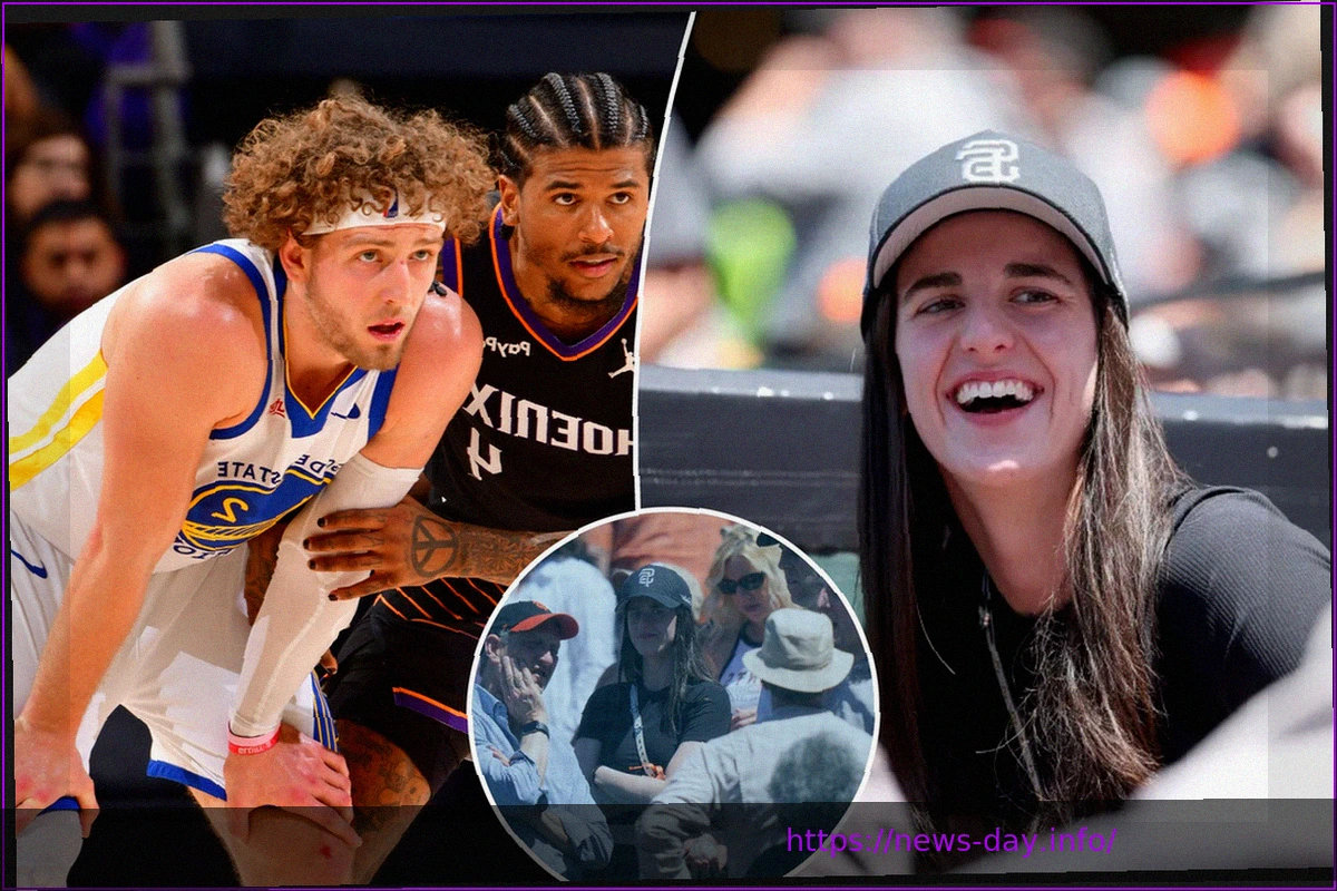 Preview Caitlin Clark Seen Chatting with Warriors’ Brandin Podziemski at Giants Game