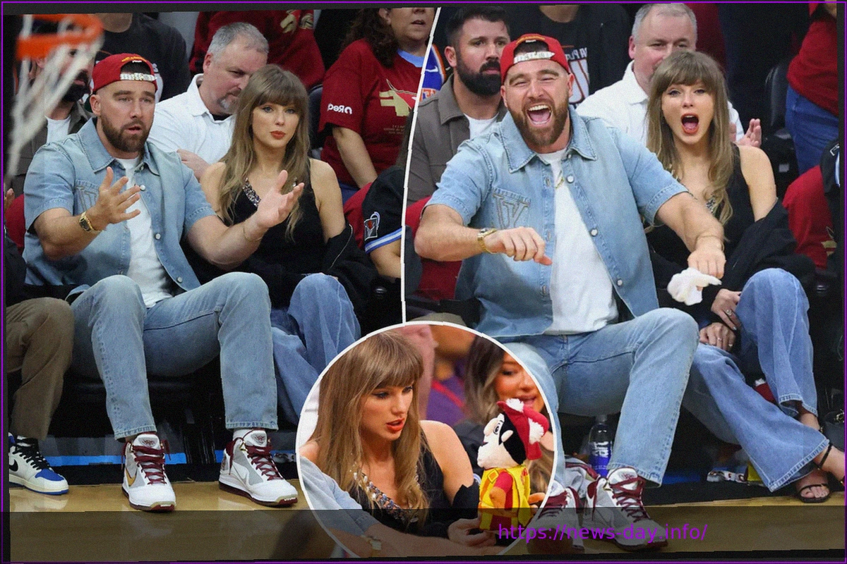 Preview Travis Kelce and Taylor Swift Watch Knicks-Cavaliers Game 3 Courtside