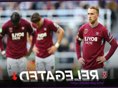 West Ham Relegated from Premier League Despite Final Day Victory