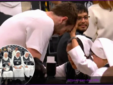 Salesian Sisters Bless Luke Kornet Before Spurs’ Game 4 Victory