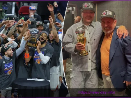 Fat Joe Celebrates Knicks’ NBA Finals Berth with James Dolan
