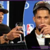 Josh Hart Enjoys Wine Following Knicks’ Dominant Win Over Cavaliers