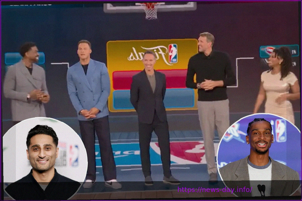 Preview Blake Griffin and Taylor Rooks Tease Shams Charania for Spoiling NBA MVP Reveal