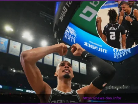 Victor Wembanyama Lets His Emotions Show During Spurs’ Celebration After Reaching His First NBA Finals