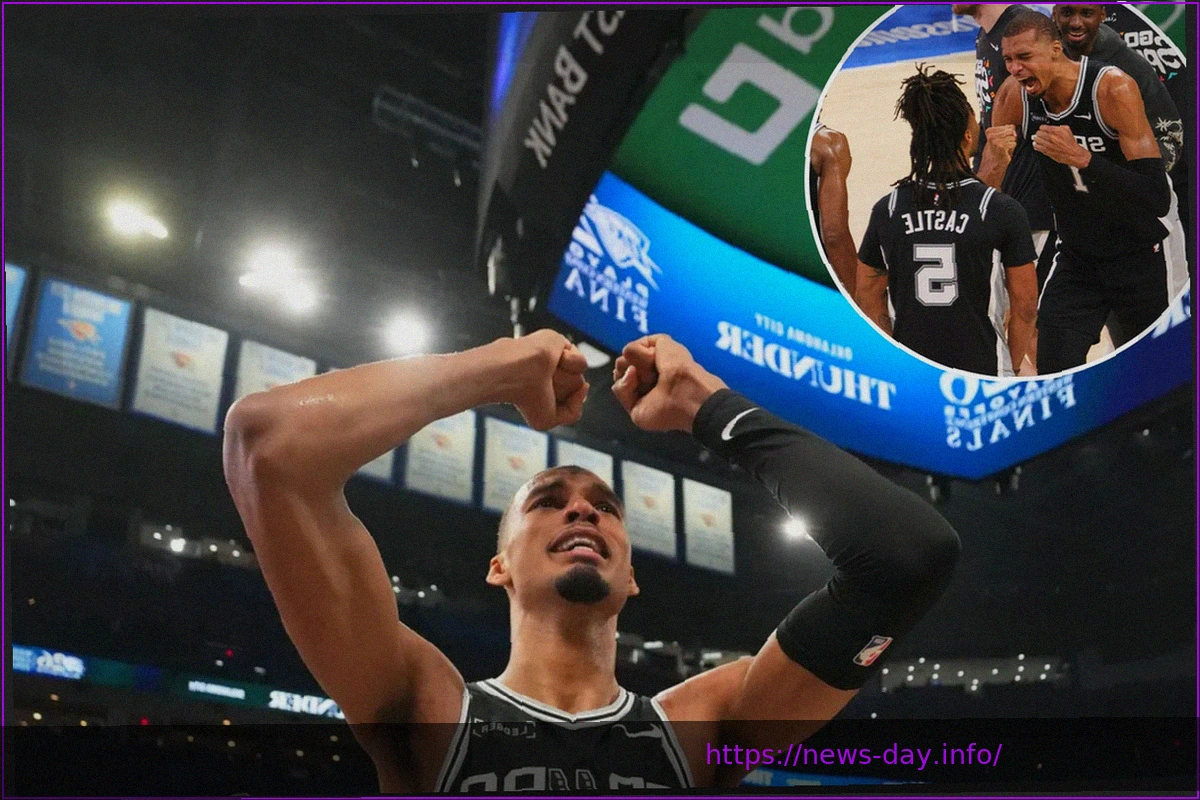 Preview Victor Wembanyama Lets His Emotions Show During Spurs’ Celebration After Reaching His First NBA Finals